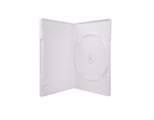 DVD Replacement Cases Single Disc White  Standard 14mm Outer plastic  Durable
