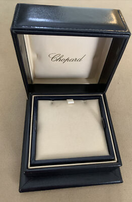 Chopard Jewelry Box Case Earrings Necklace Chain Authentic EUC