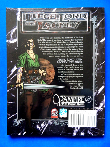 Liege Lord And Lackey - Vampire : The Dark Ages - White Wolf WW2806 - NM - Picture 2 of 2