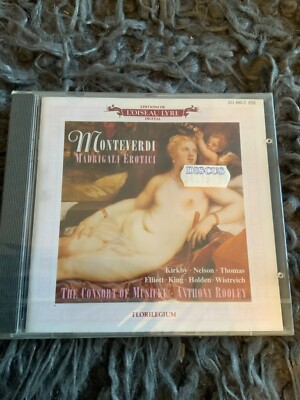 Monteverdi/Madrigali Erotici/1989 Decca CD Album/Anthony Rooley NEW SEALED
