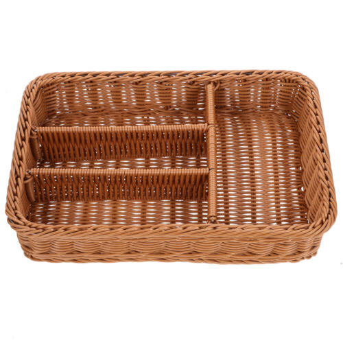 Cutlery Storage Basket Cutlery Storage Organizer Woven Fruit Basket