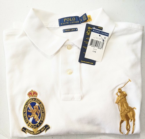 Polo Ralph Lauren Men's White With Gold 