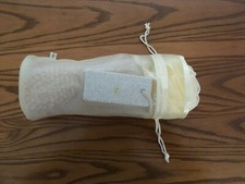 Bath Brushes and Sponges in Mesh Bag - Ball and Back Scrubber+ - New never used