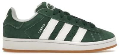 adidas Campus 00s Big Kid Sneaker (Dark Green White, 6)