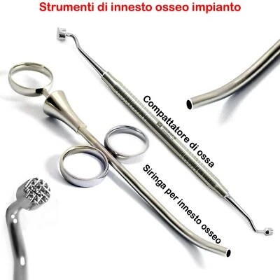 MEDSPO Dental Implant Bone Graft Syringe Compactor Packer