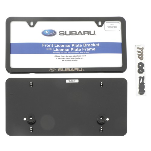 OEM NEW 20192024 Subaru License Plate Frame Slim Line Matte Black