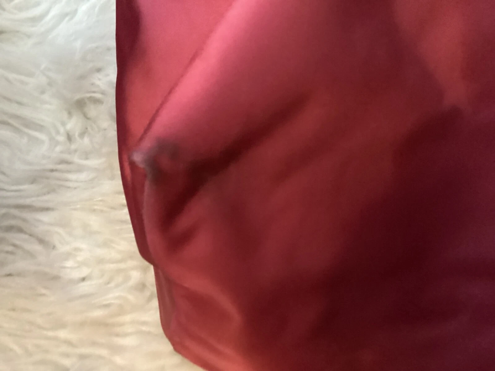 Borsa a tracolla Longchamp Le Pliage in pelle di nylon con tracolla rossa