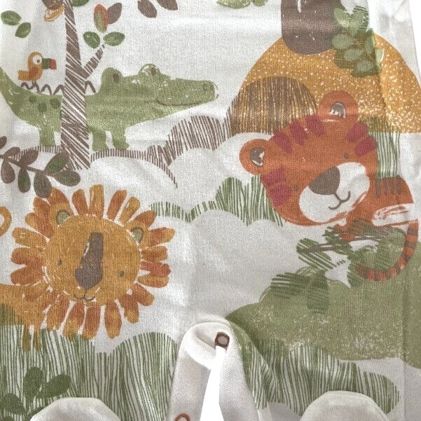 NEU Baby Jungen Mädchen Set 2-teilig Strampler + Mütze Gr. 56 62 68 74 Dschungel - Bild 3 von 3