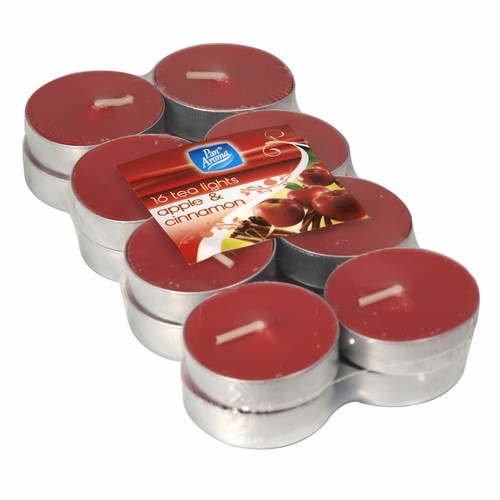 16pk Scented Tea Lights Candles , Various Fragrances 4 Hour Burn Time