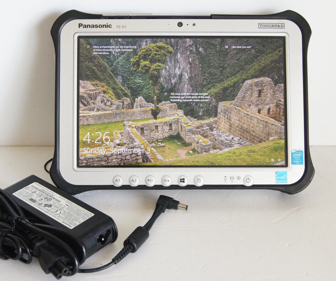 Panasonic Toughpad FZG1 i54310U 256GB SSD WIN10 w/ adapt, Strap, Bios