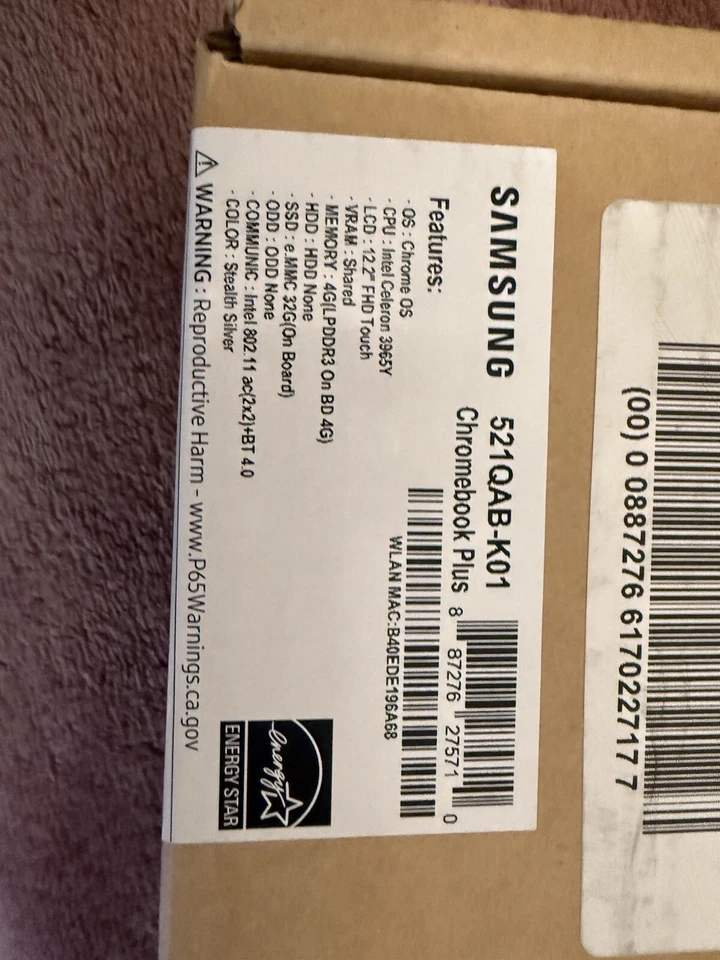 Samsung Plus Chromebook 12.2" (32GB eMMC, Intel Celeron, 1.50 GHz, 4 GB) Touch - Image 4 of 4