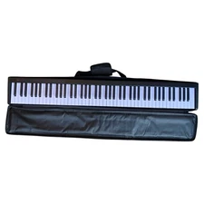 Sonart Black Portable Full Size Digital Piano Midi Keyboard & Case For Repair