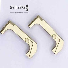 2 PK Extended Magazine Release for Glock Gen 4 Gen 5 Anodized Aluminum Gold