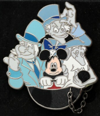 Unused Haunted Mansion Mickey Mouse with the Hitchhiking Ghosts Pin