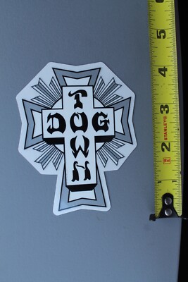 Dogtown Skateboards Grey White Cross Clear OG Z69B Vintage