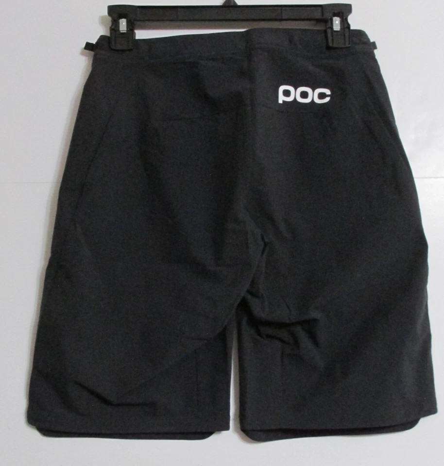 Pantalones cortos para mujer POC Essential Enduro MTB negro uranio Foto 2 de 4