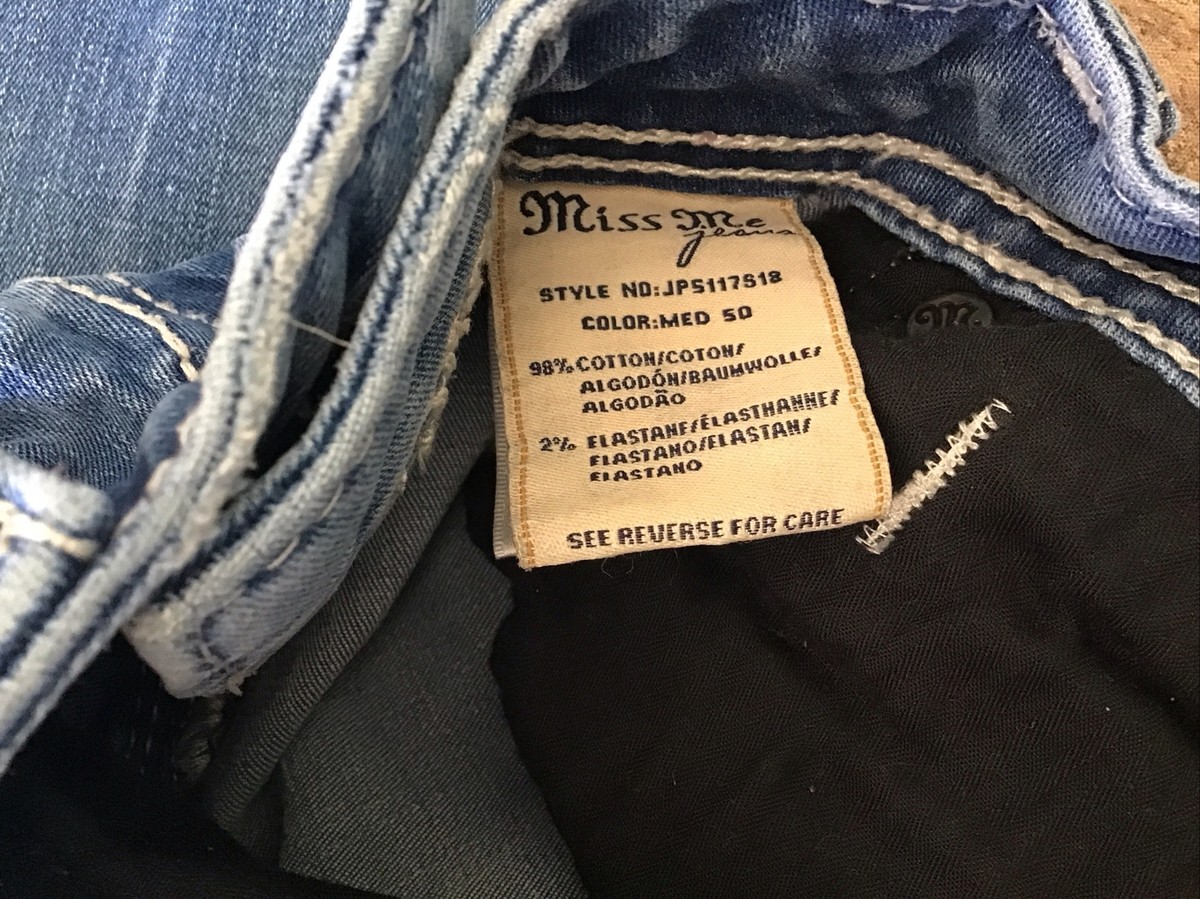 MISS ME SIGNATURE SKINNY JEANS TAG SIZE 27 Style JP5117518 Color