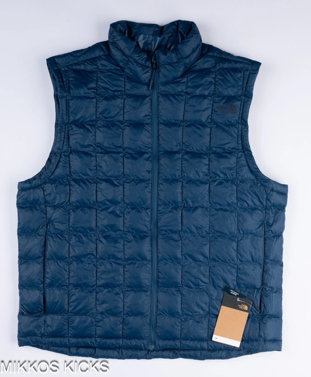Men's The North Face THERMOBALL ECO Vest Lightweight – Insulated SHADY BLUE