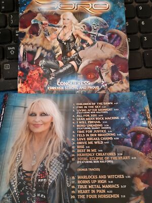 DORO CD - Conqueress Forever Strong & Proud +5 - 2023 - MELODIC METAL - Warlock