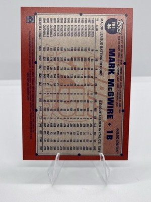 2026 Topps Series 1 - Mark McGwire 1991 Topps Baseball #T91-44 | eBay