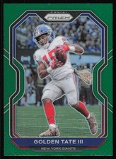 2020 Panini Prizm #162 Golden Tate III Prizm Green