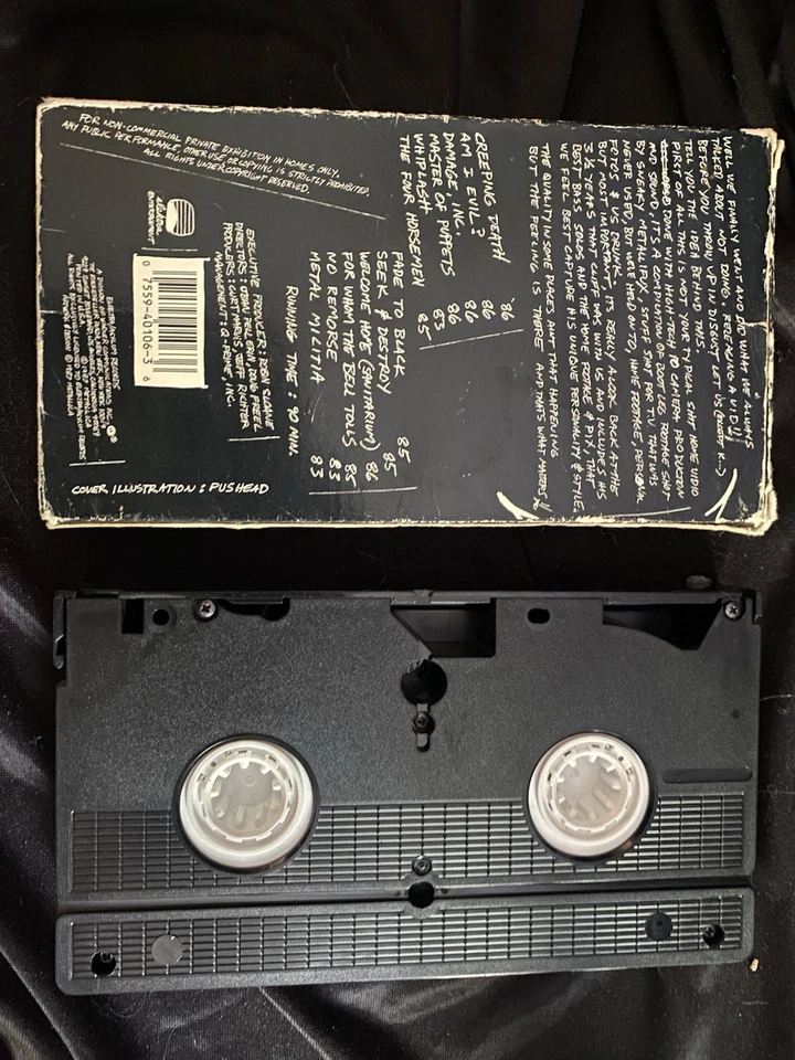 Metallica/ Cliff Em All 1987 VHS - Image 2 of 4