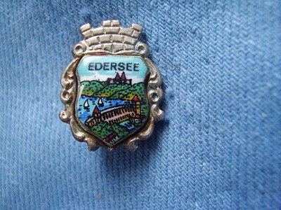 Anstecknadel Edersee Edertalsperre im nordhessischen Bergland b. Korbach Hessen