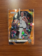 Dana Evans 2024 Panini Prizm WNBA Orange Cracked Ice Chicago Sky #72 a1