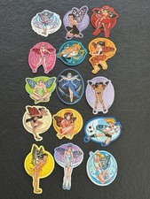 Vintage Butterfly Girl Anime Vending Machine Stickers 2000 Prism Complete Set 15