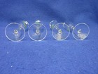 PERRIER JOUET CHAMPAGNE FLUTE HAND PAINTED PINK ANEMONE FLOWERS SET OF 4 — photo 7