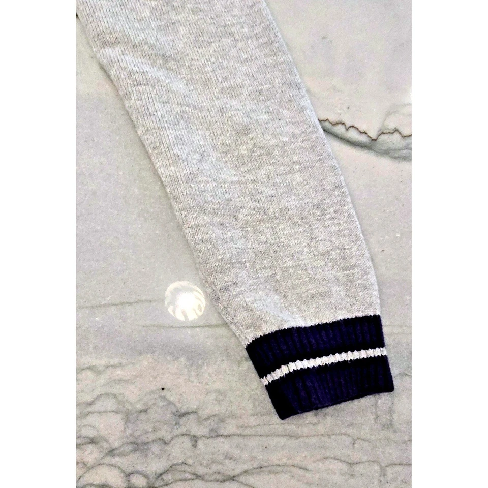 Janie and Jack Sweater Boys 12 Bulldog Professor Dog Crewneck Pullover Sweater - Image 4 of 4