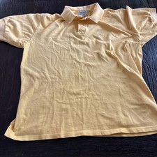 VintageBOSS Hugo Boss Twenty Men  s Polo Shirt Size L Regular Fit Yellow