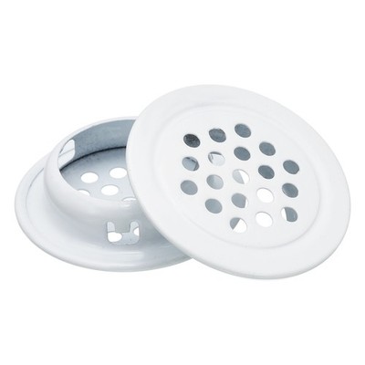 29mm Circular Soffit Vent, 30pcs Stainless Steel Circular Air Vents, White