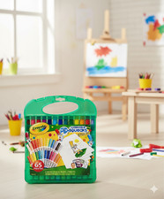 Crayola Pip-Squeaks Washable Marker Set, 65 Ct New