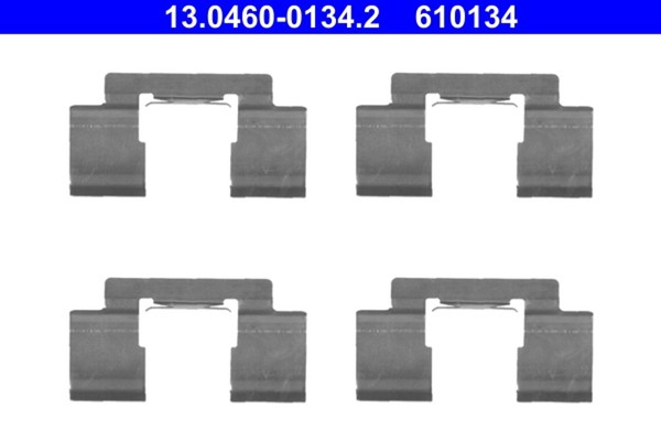 ZubehöRsatz Scheibenbremsbelag ATE 13.0460-0134.2 FüR Chrysler Cruiser PT CRD-image