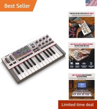 Ultimate Portable MIDI Keyboard - MPK Mini IV with 25 Keys Integrated Software