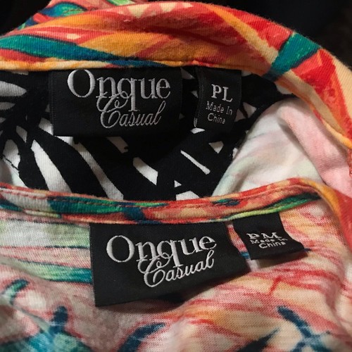 Onque Casual top and cardigan 2 pc set size PM Floral - Picture 2 of 8