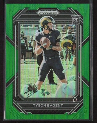 Tyson Bagent 2023 Panini Prizm Draft Picks #110 Prizms Green Shepherd Rams