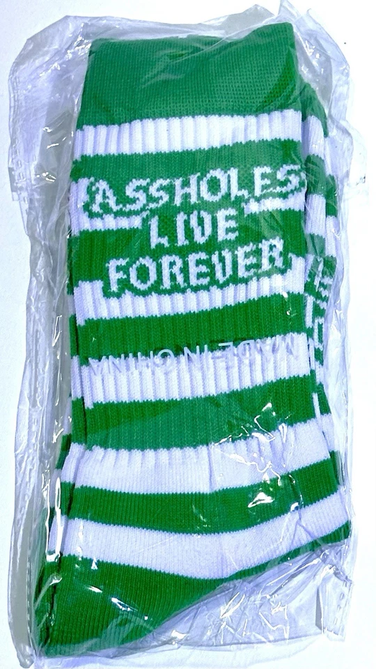 AL AZAR 5 🖐🏼 CULOS*s LIVE FOREVER ALF Linda Finegold Logo Crew Calcetines 🧦 Foto 2 de 4