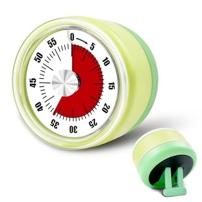 Kitchen Timers for Cooking, 0-60 Minute Manual Cooking Magnetic Timer with 