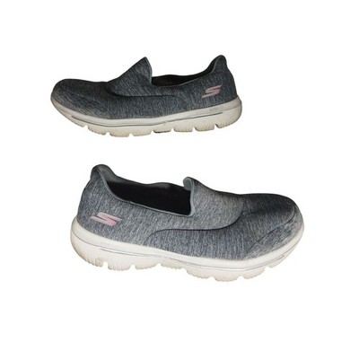 Skechers Go Walk Ultra Go Gray Slip On Sneakers Women's Size 10