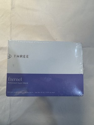 THREE Eternal Antioxidant Super-blend 30 Packets NEW SEALED 7/26. Free Shipping