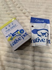 Native Pet "The Daily" Supplement for Dogs and CALM chews- New And Sealed
