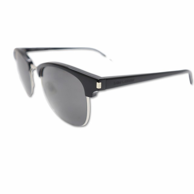 Occhiali da sole Saint Laurent Paris Sl108 montatura cellulare metallo 52 20 145 nero uomo