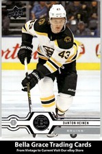 2019-20 Upper Deck Danton Heinen #260 Boston Bruins NHL Hockey 