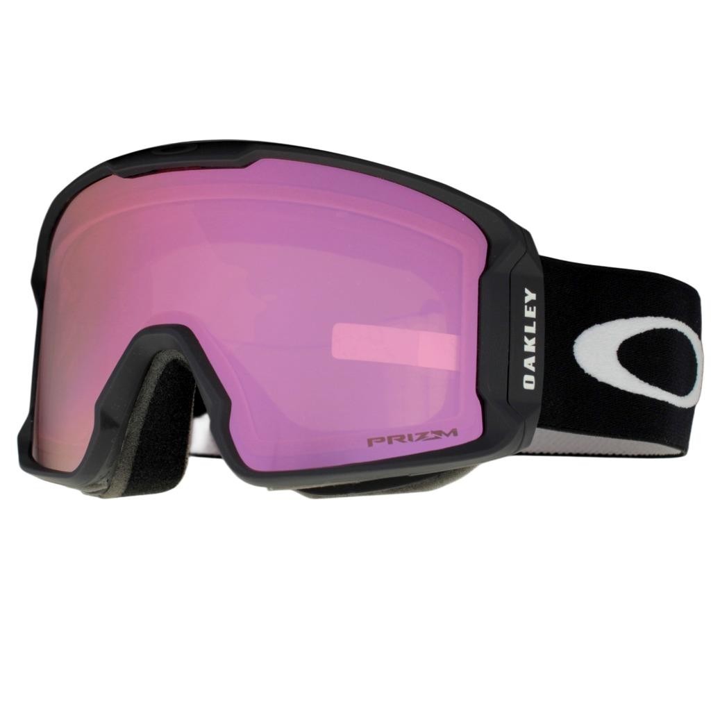 Oakley OO 7093-06 Line Miner XM Matte Black Prizm HI Pink Ski Mens