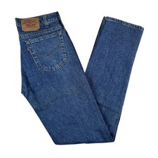 Vintage Levi's 505 Jeans Mens 32x36 Blue Denim Straight Leg Made In USA 90s