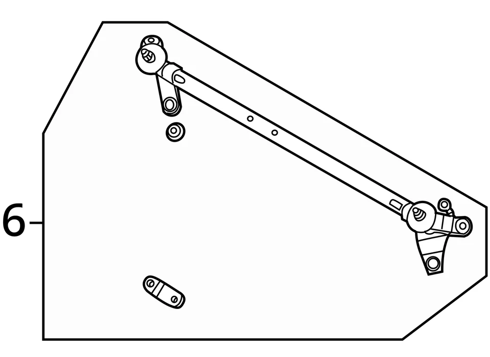 Transmisión limpiaparabrisas compatible con 04-15 ARMADA 30564612 Foto 4 de 4