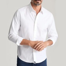 Untuckit Men's Wrinkle-Free Las Cases Shirt White Size XL Slim Fit NWOT 02060Whi