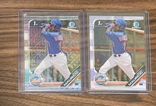 Ronny Mauricio - 2019 Bowman Chrome 1st - Mega Box Mojo Refractor #BCP-107 +Base